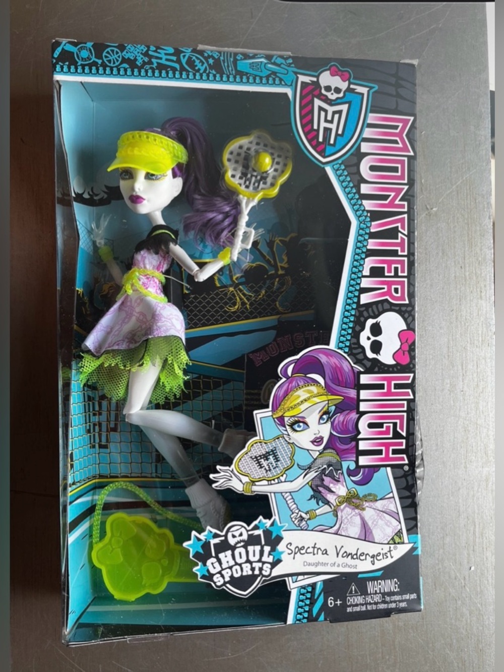 Monster High Ghoul Sports Spectra Vondergeist Doll BJR13 NEW Sealed RARE